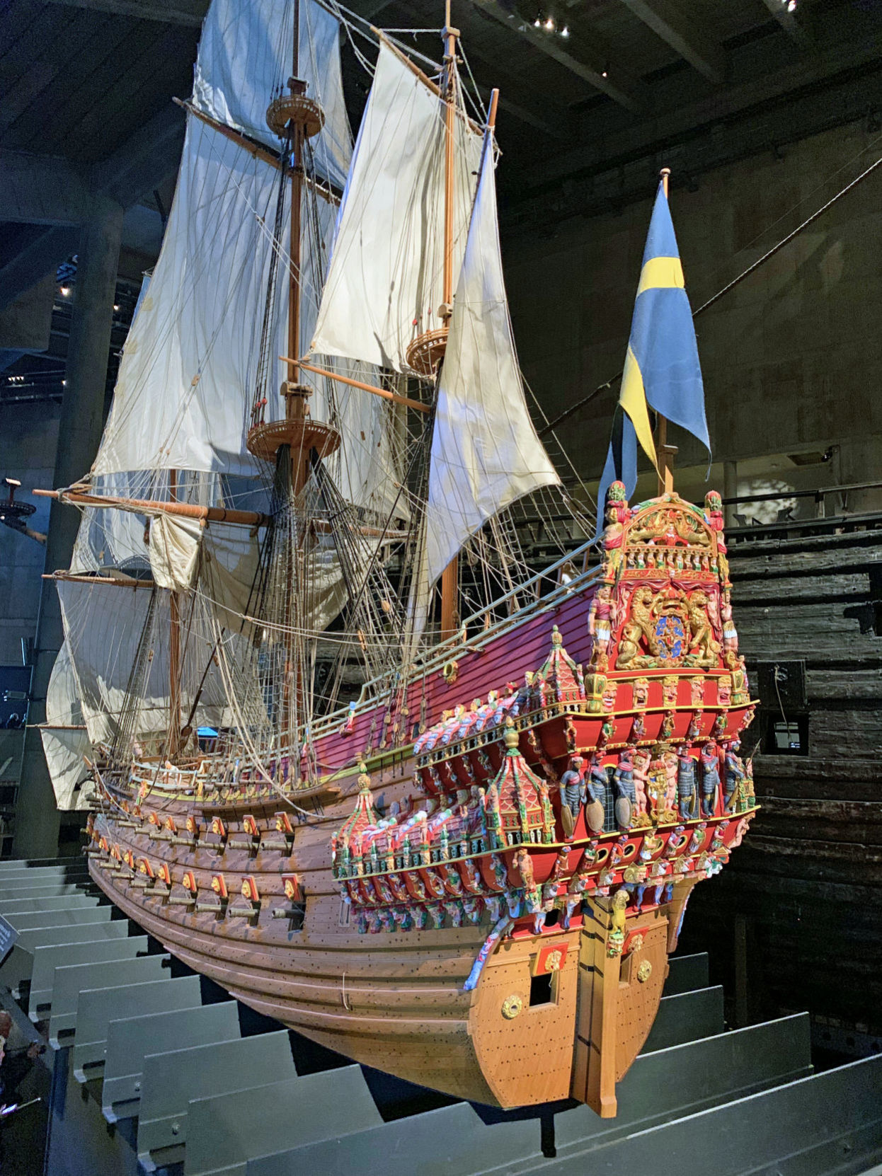 Vasa ship model, Vasa Museum, Stockholm, Sweden